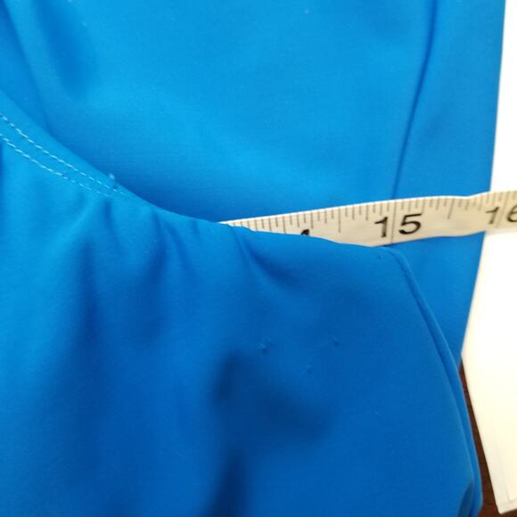 Unbranded Tankini Women's Royal Blue One Piece Pull On Size 8 - Picture 2 of 10